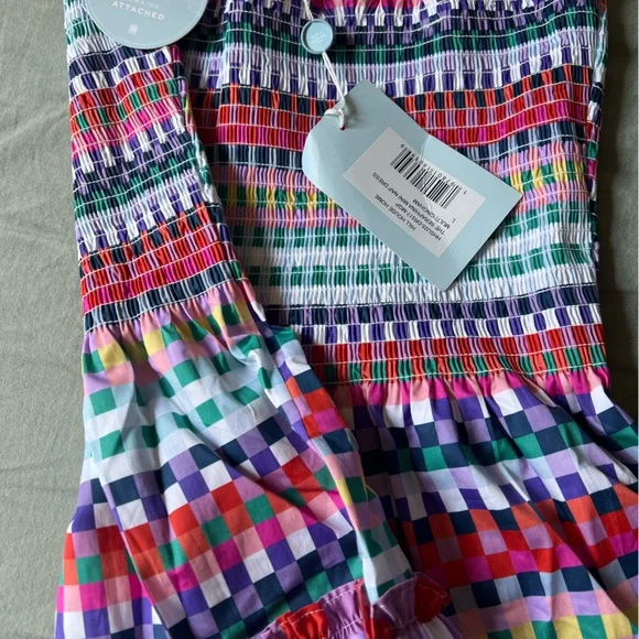 Hill House Seraphina Mini in Multigingham Large - Picture 3 of 4